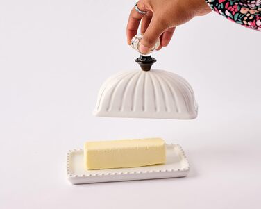 Mud Pie Turkish Door Knob Butter Dish