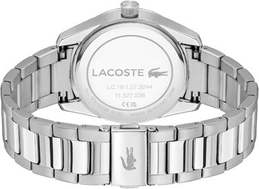 Годинник Lacoste Boston чоловічий, кварцовий, з браслетом з нержавіючої сталі або шкіри, чорний