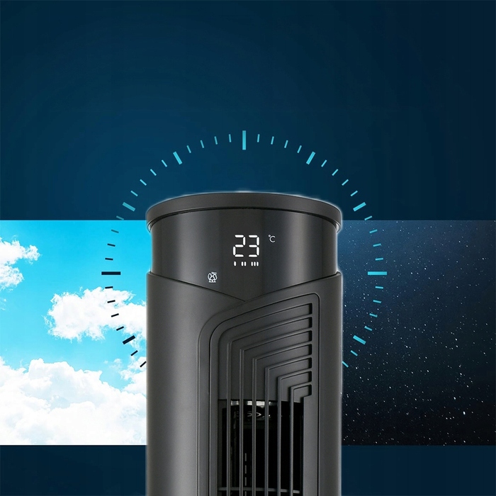 Колонний вентилятор Lovio AirWave, чорний