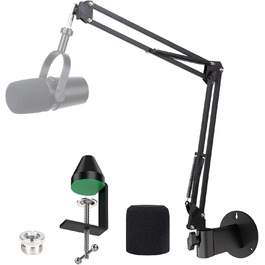 Кріплення для мікрофона YOUSHARES з металевою клямкою та поп-фільтром для Shure MV7