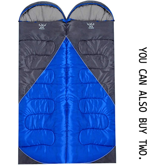 Camping Sleeping Bag, 4-Season, Waterproof, Outdoor Hiking, Backpacking, Travel Sleeping Bag, Portable Mummy Sleeping Bags for Adults, Kids