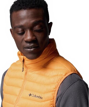 Жилет чоловічий Columbia Powder Pass, пуховий, XXL, Koi/Schwarz