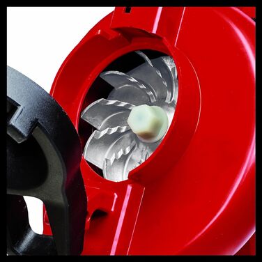 Einhell Electric Leaf Blower GC-EL 3000 E, Wheels, Lightweight, Bag (3.000 W, Suction/Blowing Function, Adjustable Auxiliary Handle, 45 L Collection Bag, Blowing Airflow 300 km/h, Max. Suction Performance 840 m³/h)