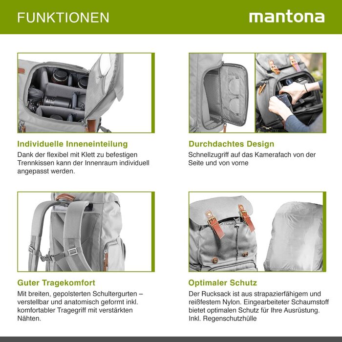 Рюкзак для фотоапарата Mantona Luis Grau