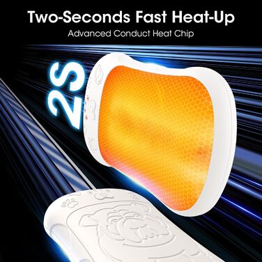 Електричні грілки для рук, 2 шт. 6000mAh, акумуляторні, багаторазові, для активного відпочинку, полювання, гольфу, кемпінгу, теплий подарунок для жінок, чоловіків, дітей, бежевий