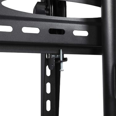 Yaheetech Rolling TV Stand with Adjustable Height and Tilt - VESA Mount, Fits up to 75 inch Flat & Curved TVs (600x400mm)
