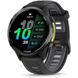 Garmin Forerunner 970 Carbon Grey – Розумний годинник для бігу з Amoled-дисплеєм та ліхтариком | До 15 днів роботи від акумулятора