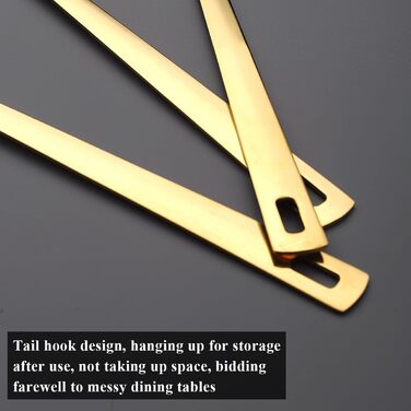 Набір кухонних аксесуарів Evanda (6 шт.), нержавіюча сталь, важкі кухонні прилади, набір лопаток, кухонні аксесуари для дому (Золотий)