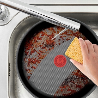 Каструля традиційна з кришкою Tefal Blossom G1744624, алюмінієва, для індукційних плит, 5,2 л