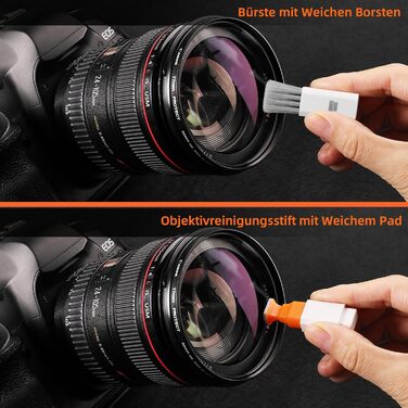 Набір для чищення клавіатури та гаджетів Ordilend: щітка, спрей, для ноутбука, телефону, планшета, ПК, монітора, камери