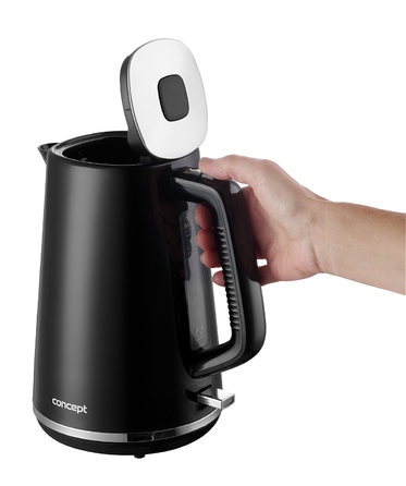 Електричний чайник Concept RK2375, 2200 Вт, 1,7 л, чорний