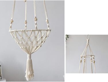 Гамак для кота Макramee ручної роботи, підвісний, для дому, внутрішнє вікно