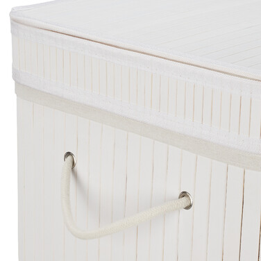 Relaxdays Folding Laundry Basket Bamboo
