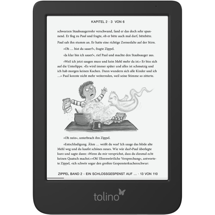 eReader Tolino Shine - компактний та легкий ридер для читання