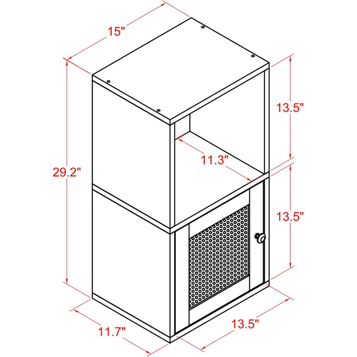 FUSUNBAO Magic DIY Cube Storage Organizer, Stackable Cubes for Home, Books, Clothes, Toys, Modular Storage System, Closet Organizer, Bookshelf, Closet (Pure White (Yellow Oak, General+Door Cubes))