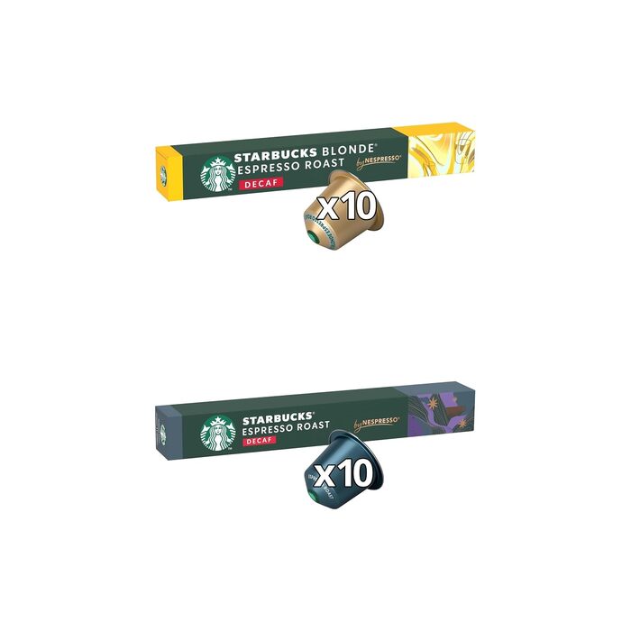 Кавові капсули Starbucks Explorer Pack Decaf для Nespresso, декаф, 60 капсул (6х10)