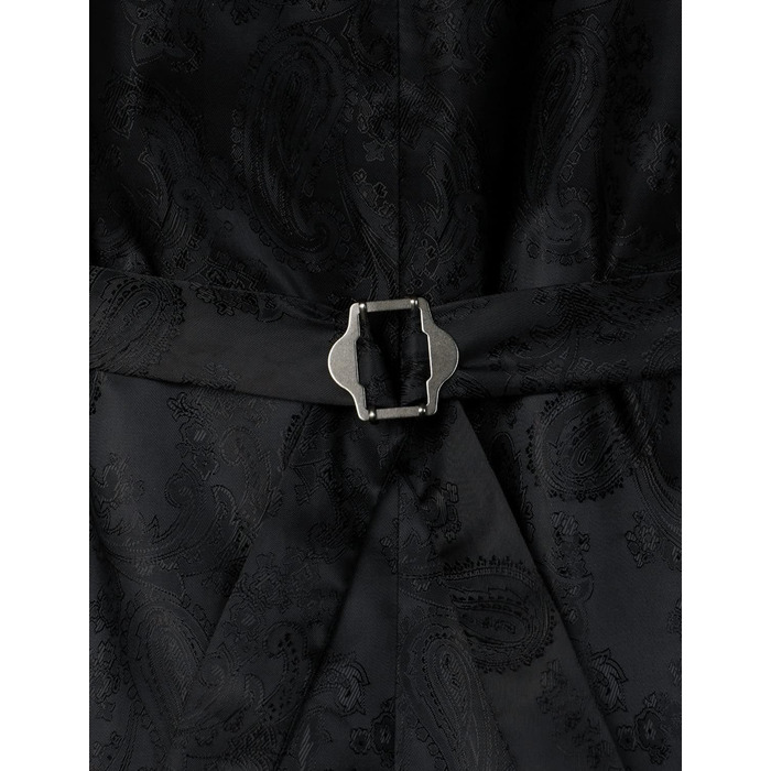 Жилет чоловічий PARKLEES, металевий візерунок пає, золотистий, блискучий, для весілля, балу, вечірки, костюма або смокінга, 3XL, коричневий