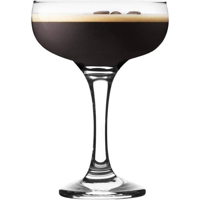 Келих для коктейлю Rink Drink Espresso Martini 235 мл, прозорий, набір 6 шт.
