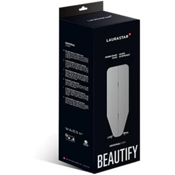 Чохол для прасувальної дошки Laurastar Universalcover Dark Grey 131x55 см, 100% бавовна, з кліпсою, для всіх дощок