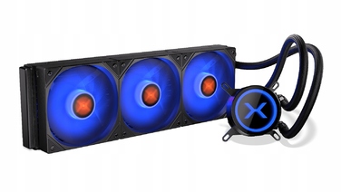 Система водяного охолодження процесора Krux HydroX 360 ARGB, 3x 120мм, 4-pin, чорна