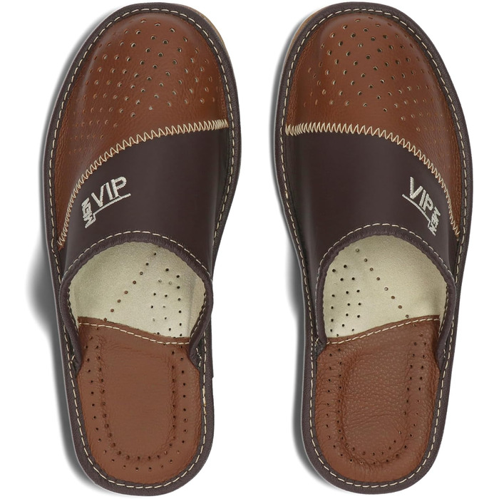 Чоловічі домашні капці BeComfy Leder з вишивкою 
