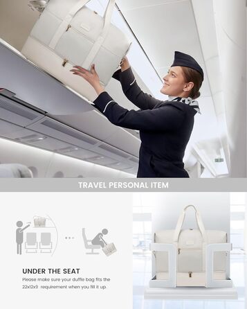 Сумка-трансформер LOVEVOOK для подорожей: велика дорожня сумка-шопер 60L з відділенням для взуття, водонепроникна, 55x42x25см