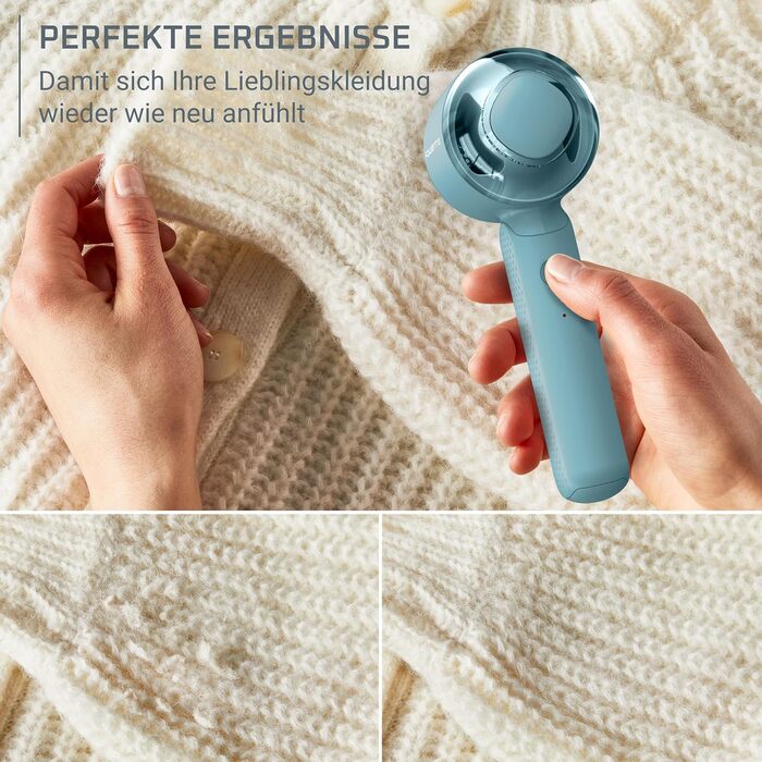 Rowenta Easy Care: бездротовий видалення ворсу, нержавіюча сталь, 60 хв роботи, JA8001E0 (Блакитний)
