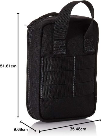 Органайзер Maxpedition Fatty Pocket, чорний, 20 см — кишенькова тактична сумка для спорядження