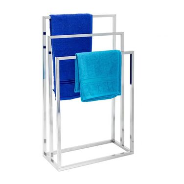 Relaxdays Towel Rack Stainless Steel