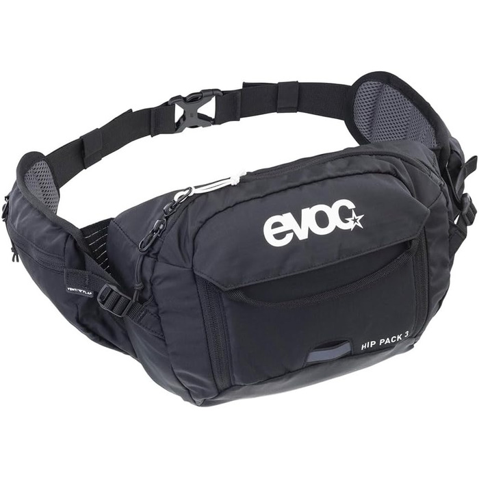 EVOC HIP Pack 3 - поясна сумка, 3 л, чорний колір, AIR Flow Contact System, без гідратора