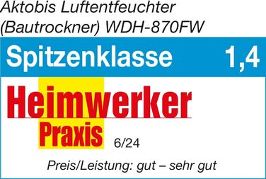 Зволожувач повітря Aktobis WDH-106LE - тихий, потужність 70 л/добу