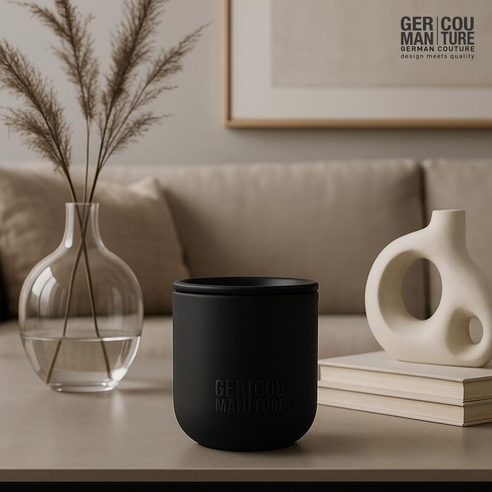 Попільничка для IQOS ILUMA PRIME, TEREA, Heets, Glo Hyper Pro Air, Ploom X evo – German Couture Keramik, чорна