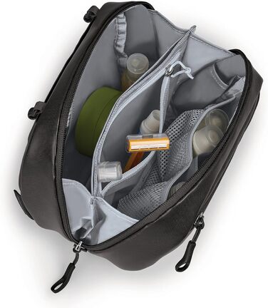 Чоловічий та жіночий дорожній набір туалетних аксесуарів Osprey Transporter Large чорного кольору