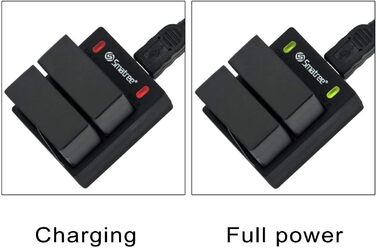 Акумулятор Smatree та швидке подвійне зарядне пристрій для GoPro HERO3+, HERO3 - заміна GoPro AHDBT-201, AHDBT-301, AHDBT-302, AHBBP-301, ACARC-001, AWALC-001 G3-1