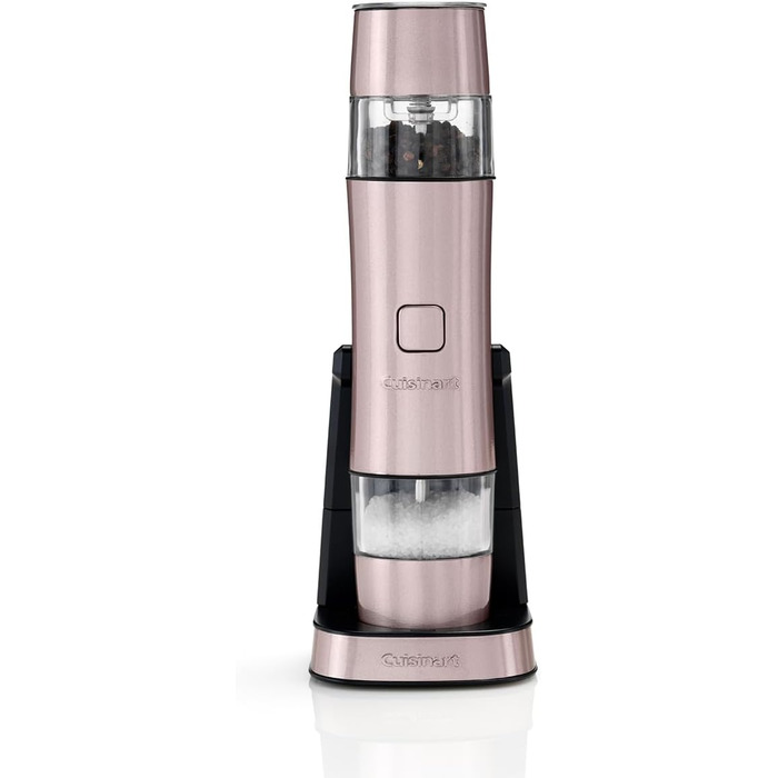 Електричні млини для солі та перцю Cuisinart | Набір | Акумуляторні | З мірною кришкою | Регулювання помелу