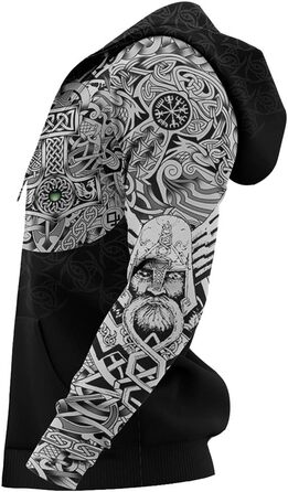 Світшот з принтом молота Тора, скандинавська міфологія, стильний одяг, унісекс, 3D друк