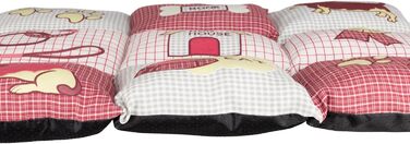 Килимок для собак Trixie Patchwork, 80 x 55 см, блакитний/зелений, м'який, для відпочинку