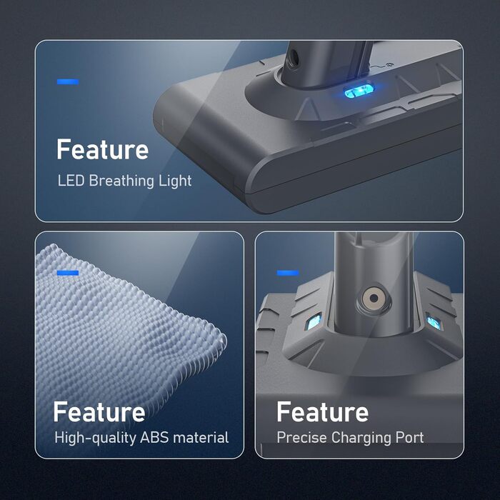 Акумулятор Keenstone 6500mAh для Dyson SV10 V8 Absolute Animal Motorhead Fluffy Slim Fluffy Total Clean Extra (з 2 фільтрами)