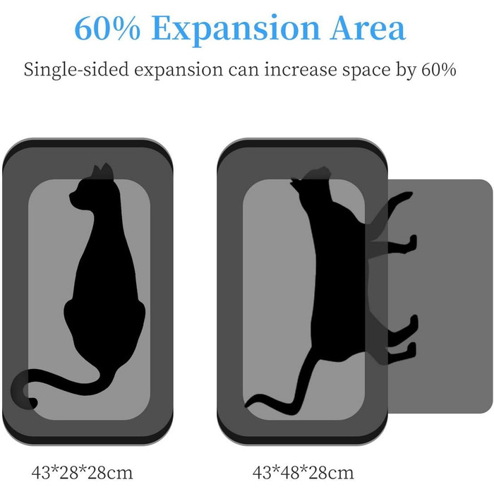 Транспортна переноска для котів та собак, складана переноска для тварин з плечовим ременем, сірого кольору