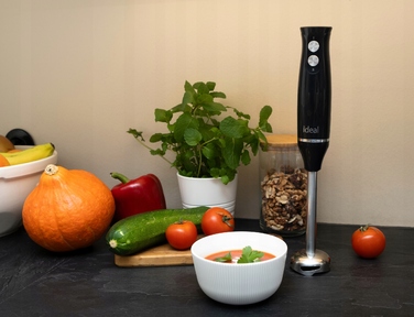 Ручний блендер IDEAL IK1002, 500 Вт, чорний
