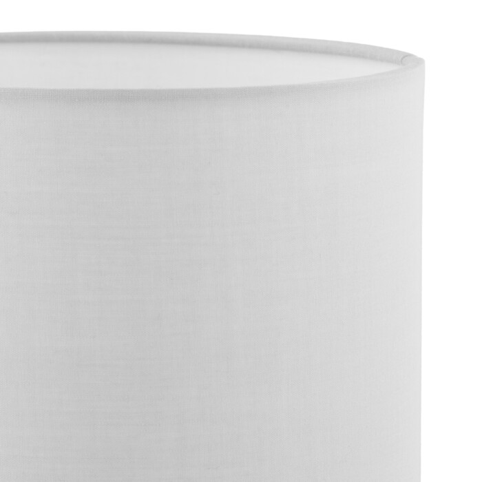 Relaxdays Table Lamp with Fabric Shade, 2-Piece Set