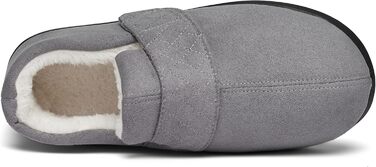 Тапочки халатні Mishansha Herren Winter з підкладкою Memory Foam, сірий Kadettengrau, розмір 39-48