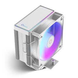 Кулер для CPU Gamma A40 WH ARGB з 4 тепловими трубками, 100мм PWM вентилятор, сумісний з Intel LGA 115X/1200/1700/1851 & AMD AM4/AM5