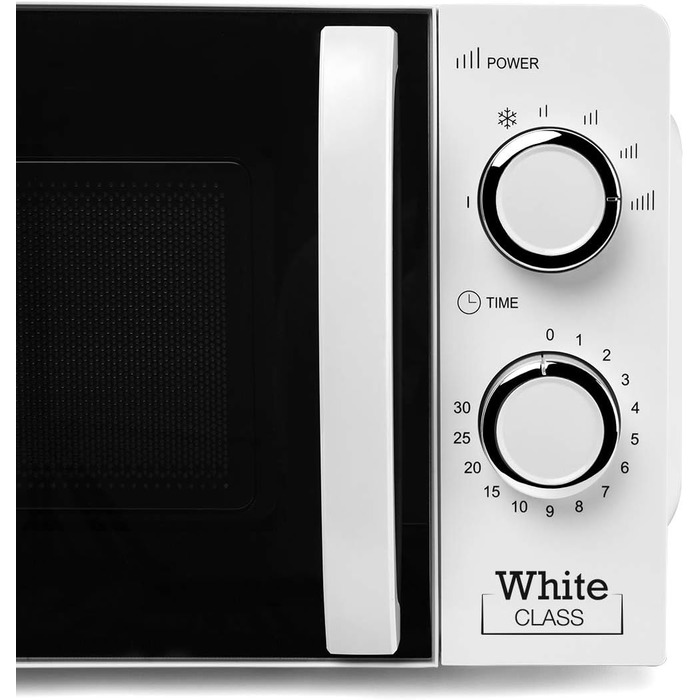 Мікрохвильова піч Orbegozo MI 2115, 21 літр, 700 Вт, біла, без грилю