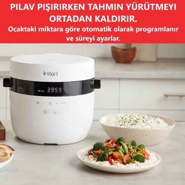 Rice Cooker and Steamer - Automatic, versatile rice cooker, steamer, and sauté/frying pan - Removable, dishwasher-safe pot (12 cups / 2.8 l) - up to 20 servings