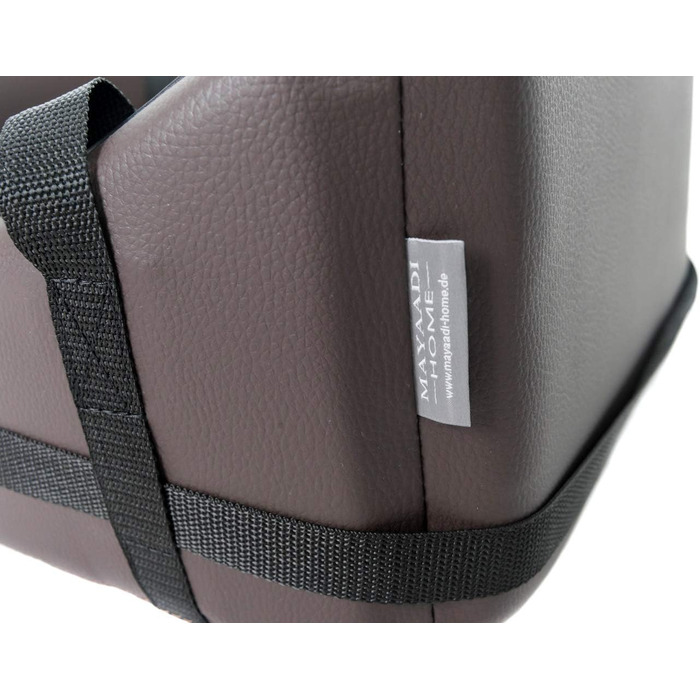 Автоматик для собак Mayaadi-Home: крісло-ліжко для собак з штучної шкіри, чорний, розмір M (50x45 см)