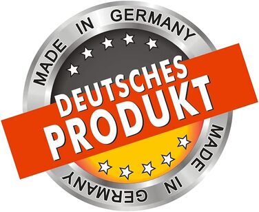 Чоловічий шкіряний ремінь, Made in Germany, 4 см, чорна пряжка, 125 см (140 см загальна довжина)