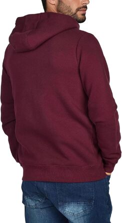 Чоловіча толстовка на блискавці з капюшоном riverso RIVNoah Regular Fit, колір Port Red
