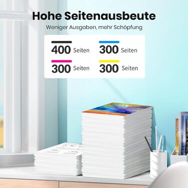 Комплект картриджів Glliter 545XL та 546XL для принтерів Canon PIXMA TS3350, TS3355, TS3450, TS3150, MX495 (чорний та кольоровий)