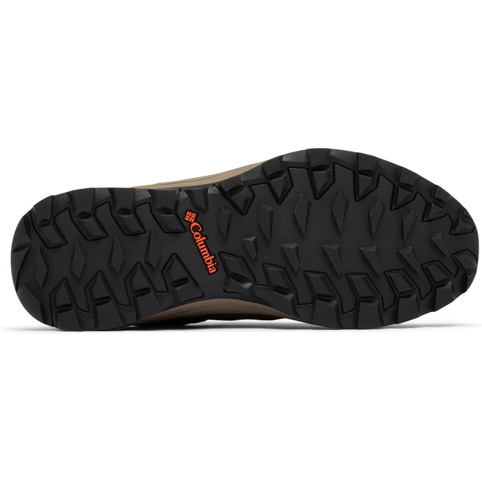 Чоловічі трекінгові черевики Columbia Redmond Iv Low Waterproof Mid Rise, 45 EU, Cordovan Tangy Orange